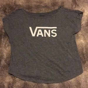 Vans “Heather Gray” Crop Top